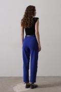 Kemerli Havuç Pantolon - Saks resmi